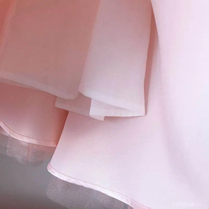Little Girls Bridemaid Wedding Party Big Bow Princess Dress