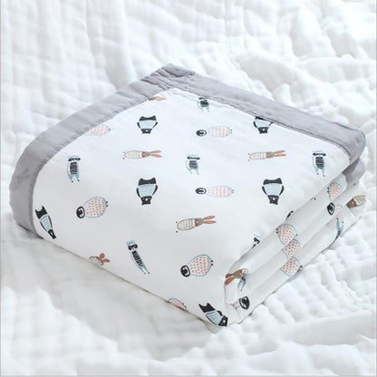 6 Layers 100% Cotton Breathable Newborn Swaddle childrensterritory