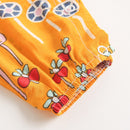 Floral Baby Girls Sleeveless Casual Cotton Jumpsuits childrensterritory
