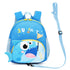 3D Cartoon Deisgn Kids School Backpacks with Traction Line childrensterritory