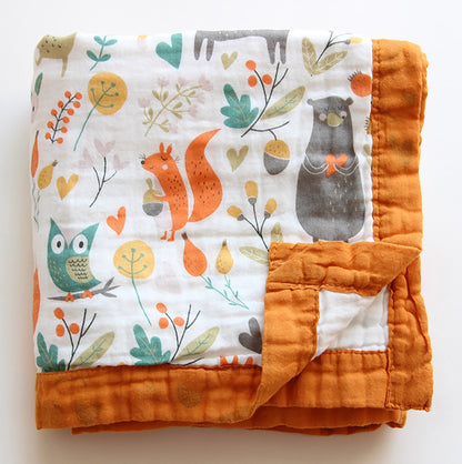 6 Layers 100% Cotton Breathable Newborn Swaddle childrensterritory