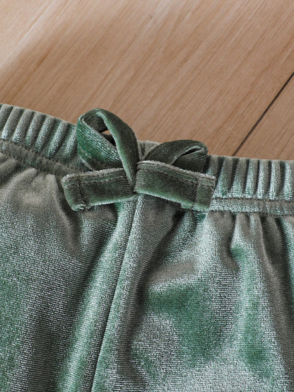 Kids Girls Hooded Butterfly Sweater with Long Pants Set childrensterritory