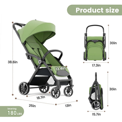 Lightweight High View Compact Travel Baby Stroller childrensterritory