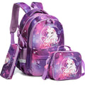 Kids 3pcs School Backpack of Astronaut and Dinosaurs Print childrensterritory