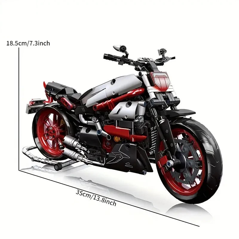 City Racing 896PCS Motorcycle Building Blocks For Kids childrensterritory