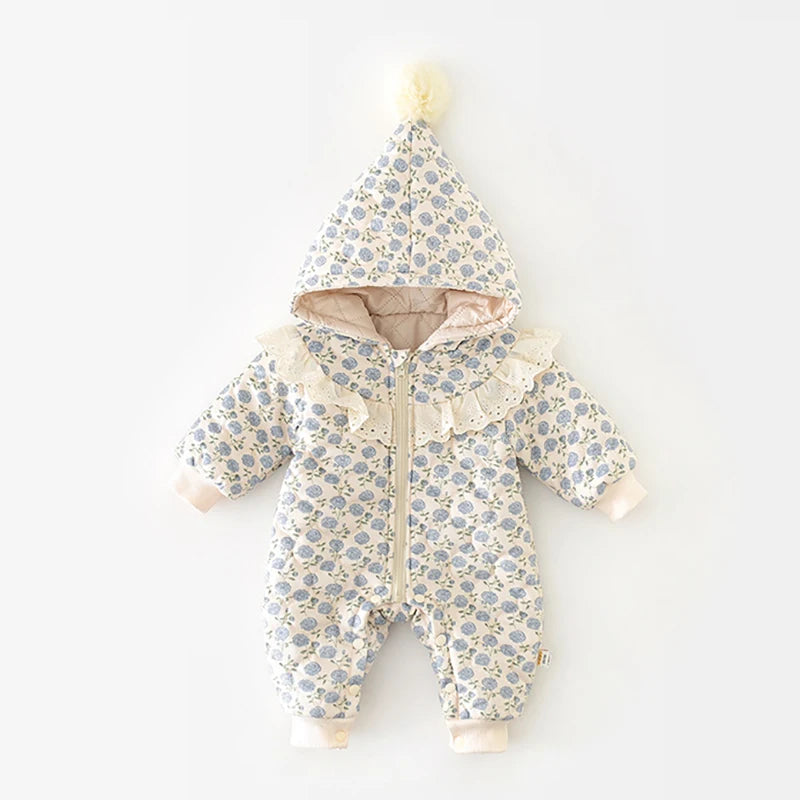 Baby Kids Long-Sleeved Warm Bodysuits
