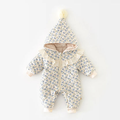 Baby Kids Long-Sleeved Warm Bodysuits