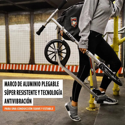 Anti-Rattle Technology Kids Kick Scooter with Tall Handlebars childrensterritory