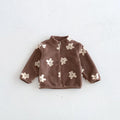 Kids' Cartoon Print Long Sleeves Warm Jacket