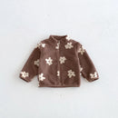 Kids' Cartoon Print Long Sleeves Warm Jacket