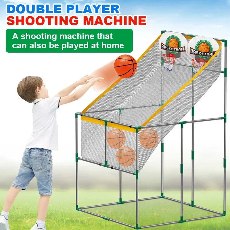 Kids Two Player Large Basketball Hoop Shooting Toys