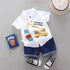 Little Boys Girl Cartoon Shirts and Shorts, 2 Pieces/Set childrensterritory