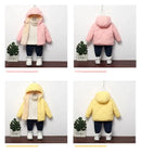 Winter Thicken Fur Hooded Warm Jackets For Kids Boys Girls childrensterritory