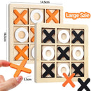 Kids' Mini Wooden XO Tic Tac Toe Game childrensterritory