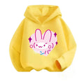Cute Cartoon Printed Warm Hoodies for Girls' and Boys' childrensterritory