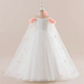 Girls Tiered Tulle Formal Princess Party Gowns
