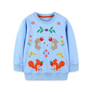 Little Girls Lovely Cotton Printed Sweatshirts childrensterritory