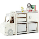 Car Design Kids Enclosed Toy Storage Organizer for Playroom