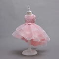 Kids Girls Princess Sequins Party Dresses with Trailing