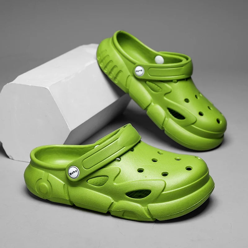 Cave Hole Baby or Kids Beach Sandals, Summer Clogs