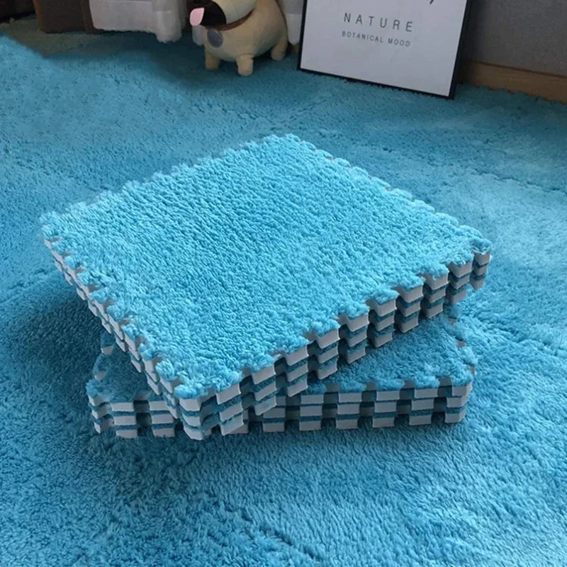 Soft Plush Warm 1-20 Pcs Padded Carpet for Baby Play Room childrensterritory