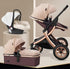 Two-Way Foldable Lightweight Infant Stroller with Car Seat childrensterritory