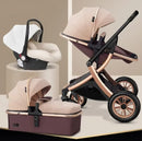 Two-Way Foldable Lightweight Infant Stroller with Car Seat childrensterritory