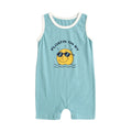Baby Boy Short Sleeve Cartoon Print Summer Romper childrensterritory