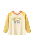 Girls' Cartoon Print Long Sleeves Stylish Tops childrensterritory