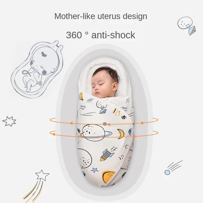 Cartoon Print Newborn Baby Wrap Blankets