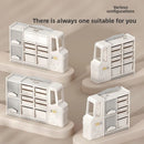 Kids Toy Storage Organizer with Three Cabinets and Ten Toy Bins