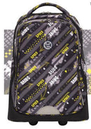 Kids Cartoon Print 19-Inch School Trolley Backpack Travel Bag childrensterritory