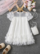 Flower Design Cute Summer Princess Dresses for Girls childrensterritory