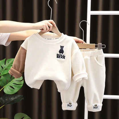 Kids Cartoon Design Winter Clothing Set childrensterritory