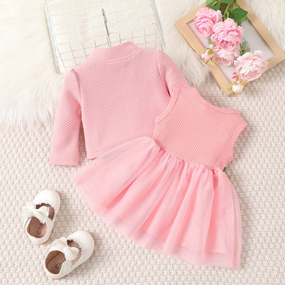 Baby Girl 2pc Birthday Party Dresses Set