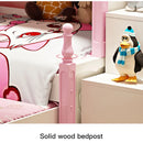 High And Low Pink Princess Castle Kids Bed childrensterritory