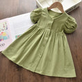 Kids' Girls' Floral Print Regular Fit Casual Summer Dresses childrensterritory