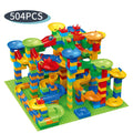 88PCS Small Size DIY Bricks Marble Maze Ball Track Building Blocks