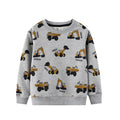 Kids Boys Stars Print Warm Winter Sweatshirts