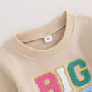 Toddler Girl Letter Print Long Sleeves Pullover Top childrensterritory