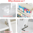 Kids 3-Tier Book Sling Shelf and Toy Storage Organizer