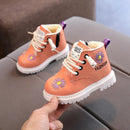 Baby/Kids Girls Boys PU Leather Lace-Up Ankle Boots childrensterritory