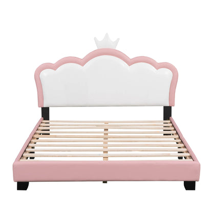 Low Floor Princess Bed Frame with Soft Headboard