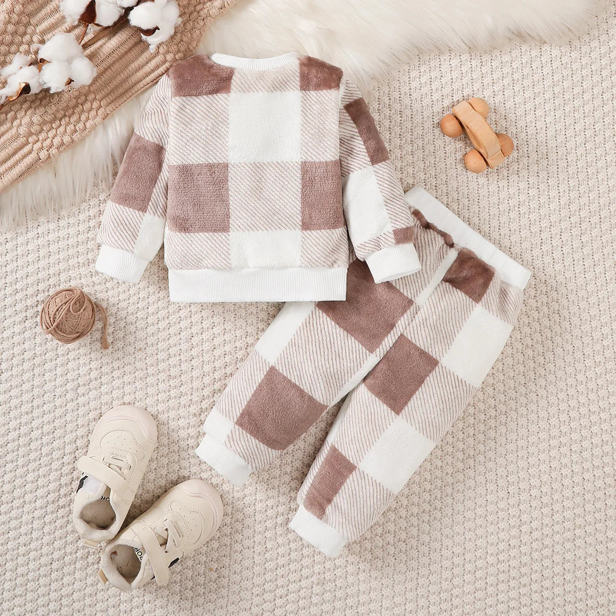 Long-Sleeved Winter Clothing Set For Baby Kids