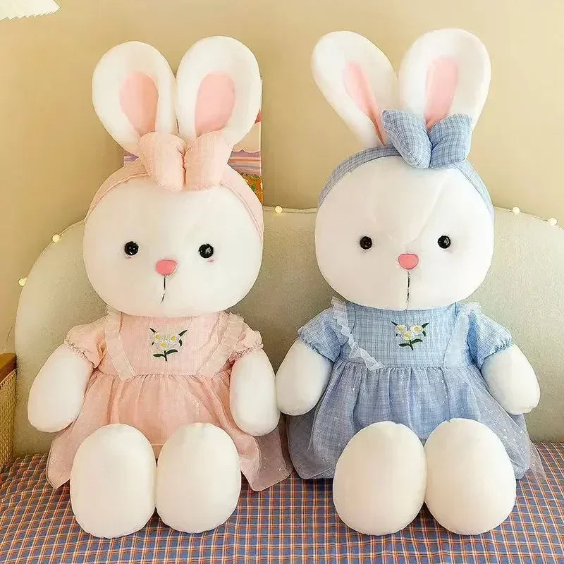 30CM Candy Color Rabbit Plush Toy for Birthday Christmas Gift