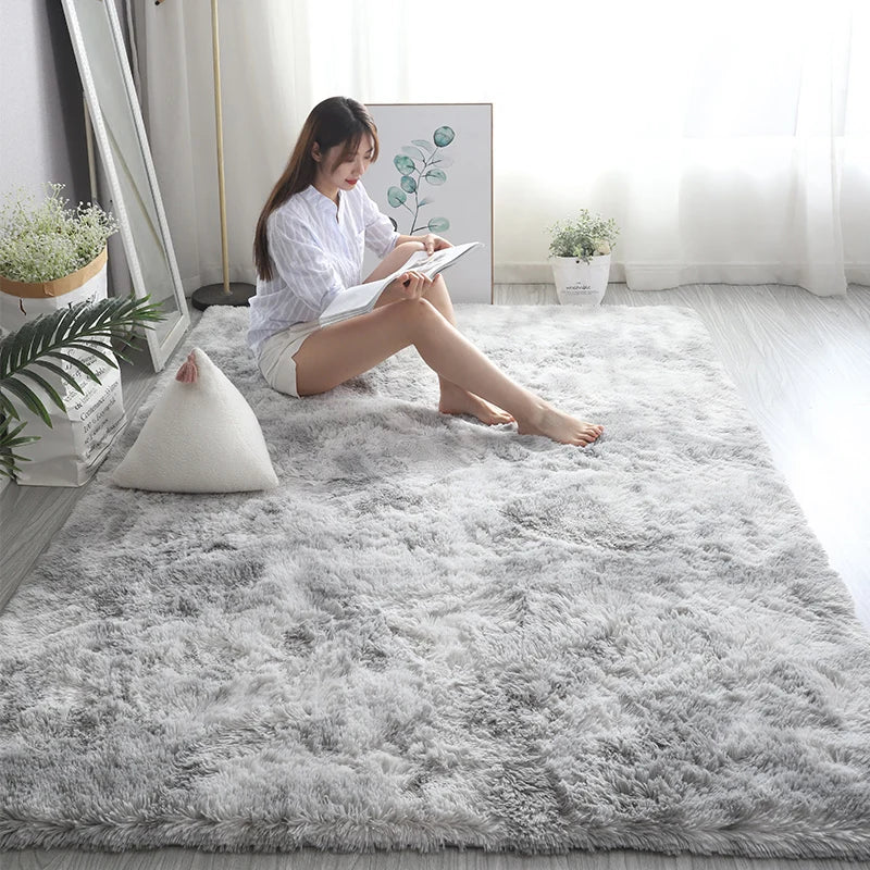 Nordic Style Soft Plush Large Living Room&
