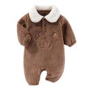 Newborn Baby Collar Design Soft Winter Bodysuit childrensterritory