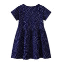 Kids Girls Cartoon Embroidered Summer Dresses childrensterritory
