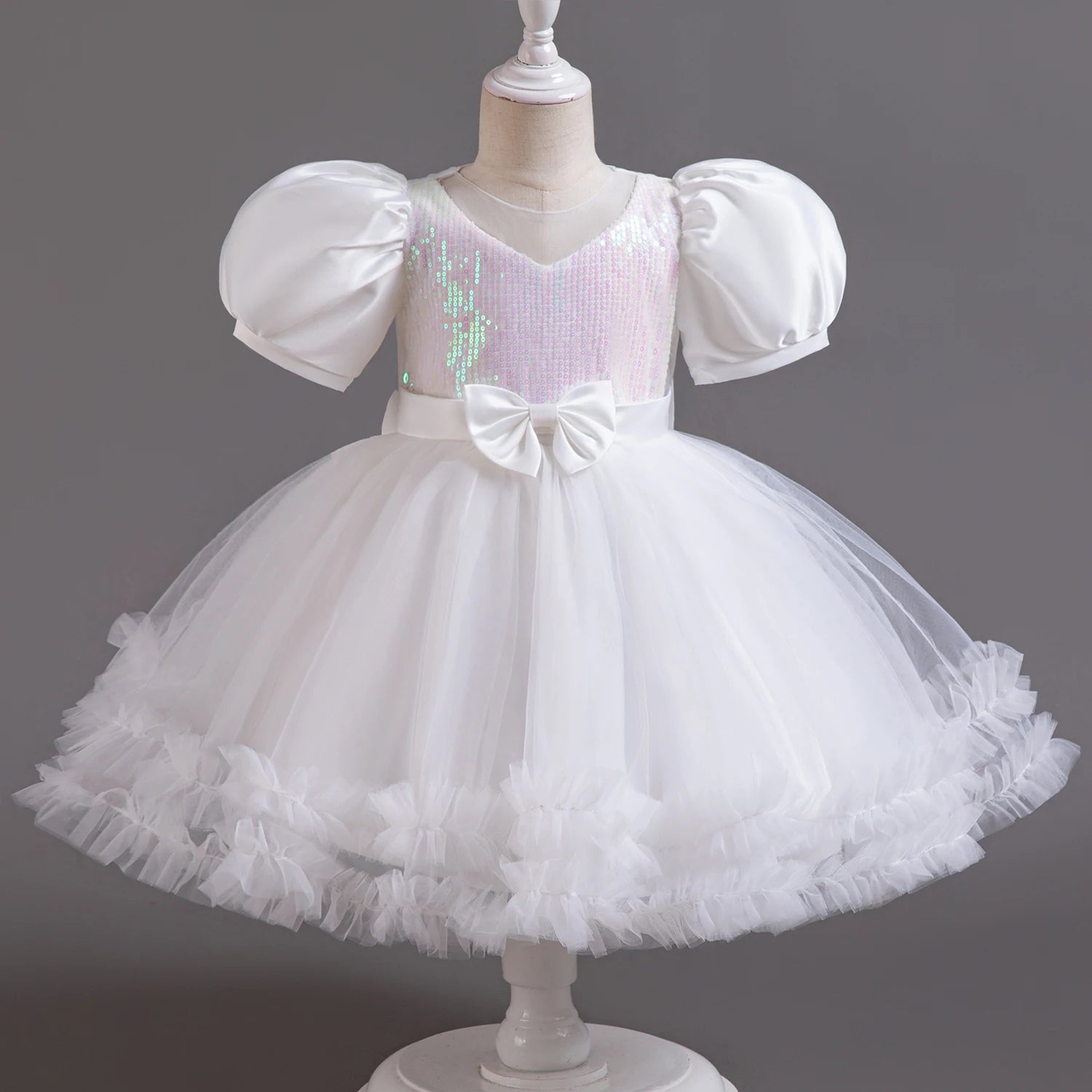 Baby Girl Sequin Unicorn Tutu Princess Dress for 1st Birthday