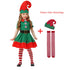 Kids Green Elf Santa Costume for Carnival Party childrensterritory